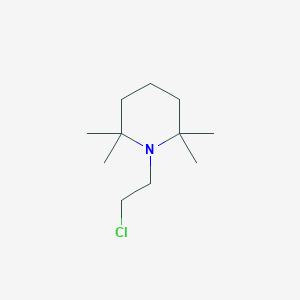 molecular formula C11H22ClN B8663007 1-(2-Chloroethyl)-2,2,6,6-tetramethylpiperidine CAS No. 773-50-2