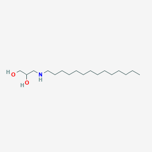 3-(Tetradecylamino)propane-1,2-diol