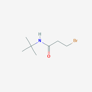 molecular formula C7H14BrNO B8663156 N-tert-butyl 3-bromopropanamide 