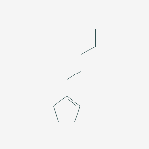 molecular formula C10H16 B8663164 1,3-Cyclopentadiene, 1-pentyl CAS No. 85801-12-3