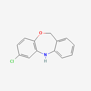 molecular formula C13H10ClNO B8663267 7-Chloro-5,11-dihydrodibenzo[b,e][1,4]oxazepine 