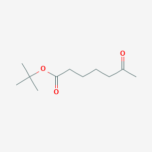 molecular formula C11H20O3 B8663293 tert-Butyl 6-oxoheptanoate 