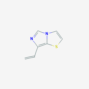 molecular formula C7H6N2S B8663305 7-Vinylimidazo[5,1-b]thiazole 