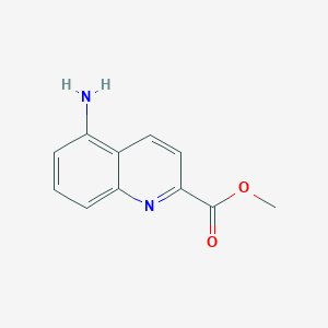 molecular formula C11H10N2O2 B8663414 Methyl 5-aminoquinoline-2-carboxylate 