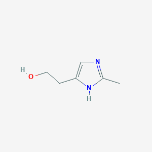 molecular formula C6H10N2O B8663438 2-(2-methyl-1H-imidazol-4-yl)ethan-1-ol 