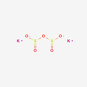 molecular formula K2O5S2 B8663515 Dipotassium;sulfinato sulfite 