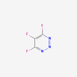 B8663521 4,5,6-Trifluoro-1,2,3-triazine CAS No. 112291-51-7