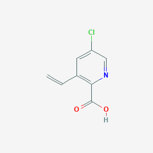 molecular formula C8H6ClNO2 B8663532 5-Chloro-3-vinylpicolinic acid 