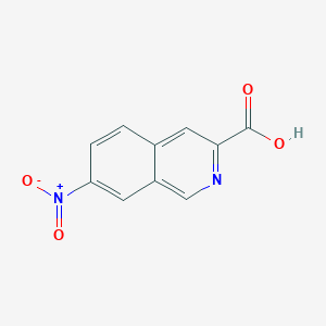 molecular formula C10H6N2O4 B8663554 7-Nitroisoquinoline-3-carboxylic acid 