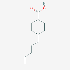 4-(Pent-4-EN-1-YL)cyclohexane-1-carboxylic acid