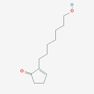 2-(7-Hydroxyheptyl)cyclopent-2-en-1-one