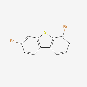 molecular formula C12H6Br2S B8663655 3,6-Dibromodibenzothiophene 