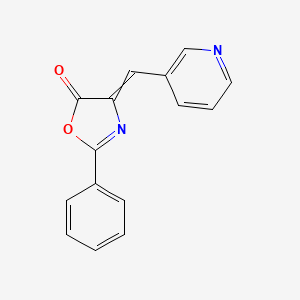 molecular formula C15H10N2O2 B8663663 2-Phenyl-4-(3-pyridylmethylene)-2-oxazolin-5-one 