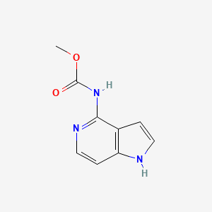 molecular formula C9H9N3O2 B8663803 methyl 1H-pyrrolo[3,2-c]pyridin-4-ylcarbamate 