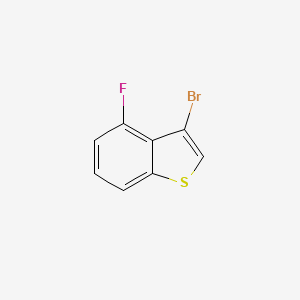 molecular formula C8H4BrFS B8663808 3-Bromo-4-fluorobenzo[b]thiophene CAS No. 310466-39-8