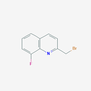 molecular formula C10H7BrFN B8663830 2-Bromomethyl-8-fluoroquinoline CAS No. 168083-36-1