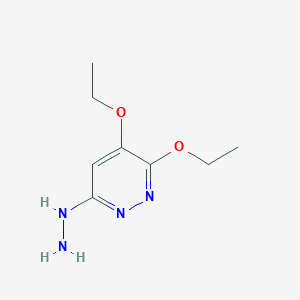 (5,6-Diethoxy-pyridazin-3-yl)hydrazine