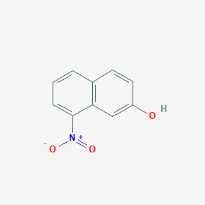 molecular formula C10H7NO3 B8663845 8-Nitro-2-naphthol CAS No. 607-39-6