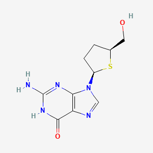 molecular formula C10H13N5O2S B8663871 4'-Thio-2',3'-dideoxyguanosine CAS No. 137719-32-5