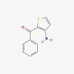 molecular formula C11H9NOS B8663908 3-Amino-2-benzoyl-thiophene 