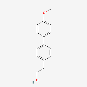 molecular formula C15H16O2 B8663929 4-(4-Methoxyphenyl)phenethyl alcohol 