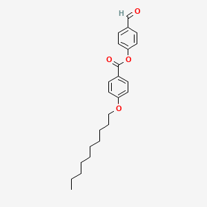B8663936 4-Formylphenyl 4-(decyloxy)benzoate CAS No. 56800-35-2
