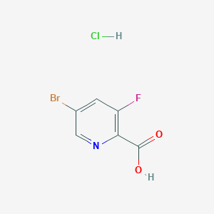 molecular formula C6H4BrClFNO2 B8663955 5-Bromo-3-fluoropicolinic acid hydrochloride 