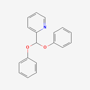 molecular formula C18H15NO2 B8663982 2-(Diphenoxymethyl)pyridine CAS No. 105745-58-2