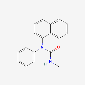 molecular formula C18H16N2O B8663984 N'-Methyl-N-naphthalen-1-yl-N-phenylurea CAS No. 116311-29-6