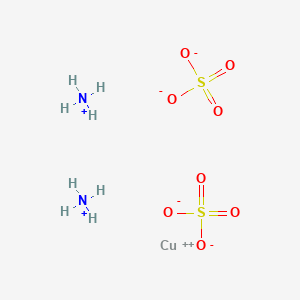 molecular formula CuH8N2O8S2 B086640 Diammonium copper(2+) disulphate CAS No. 13587-25-2