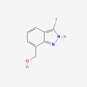 molecular formula C8H7IN2O B8664011 (3-Iodo-1H-indazol-7-yl)methanol 