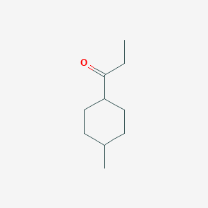 molecular formula C10H18O B8664045 4-Methylcyclohexyl ethyl ketone 