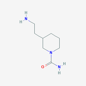 3-(2-Aminoethyl)piperidine-1-carboxamide
