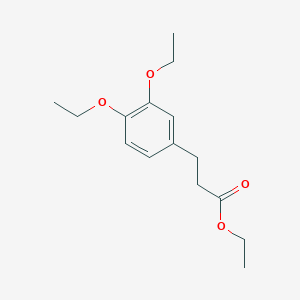 molecular formula C15H22O4 B8664190 3-(3,4-Diethoxy-phenyl)-propionic acid ethyl ester 