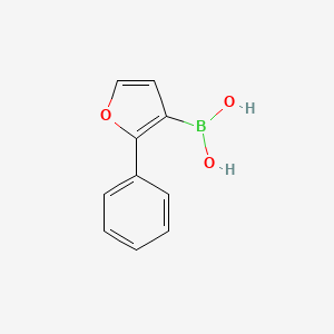 molecular formula C10H9BO3 B8664194 (2-Phenylfuran-3-yl)boronic acid 