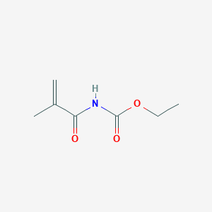 molecular formula C7H11NO3 B8664243 Ethyl (2-methylacryloyl)carbamate CAS No. 53580-39-5