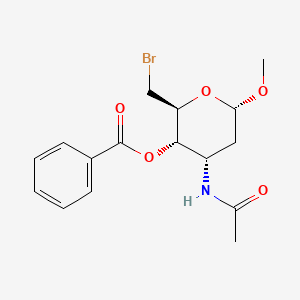 Methyl 3-Acetylamino-4-O-benzoyl-6-bromo-2,3,6-trideoxy