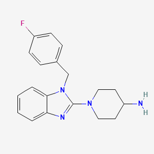 4-Piperidinamine, 1-[1-[(4-fluorophenyl)methyl]-1H-benzimidazol-2-yl]-
