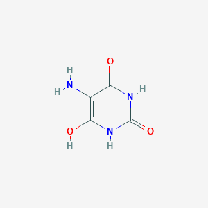 molecular formula C4H5N3O3 B8664280 5-Amino-2,4,6-trihydroxy-pyrimidine 