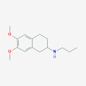 6,7-Dimethoxy-N-propyl-1,2,3,4-tetrahydronaphthalen-2-amine