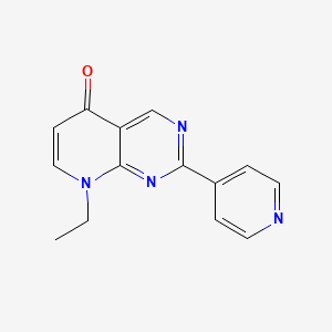 Pyrido[2,3-d]pyrimidin-5(8H)-one, 8-ethyl-2-(4-pyridinyl)-