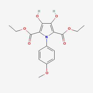 diethyl 3,4-dihydroxy-1-(4-methoxyphenyl)-1H-pyrrole-2,5-dicarboxylate