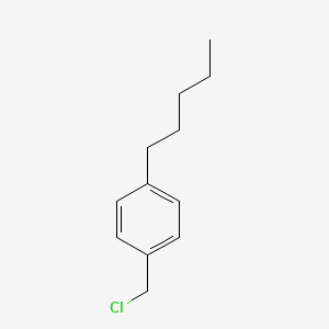 molecular formula C12H17Cl B8664371 1-(Chloromethyl)-4-pentylbenzene CAS No. 28785-04-8