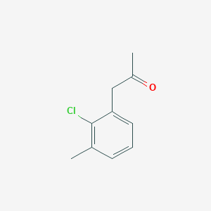 molecular formula C10H11ClO B8664385 1-(2-Chloro-3-methylphenyl)propan-2-one 