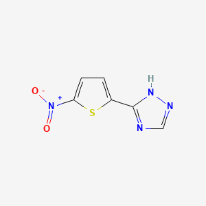 3-(5-Nitro-2-thienyl)-1H-1,2,4-triazole