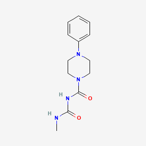molecular formula C13H18N4O2 B8664398 1-(4-Methylallophanoyl)-4-phenylpiperazine CAS No. 80712-07-8
