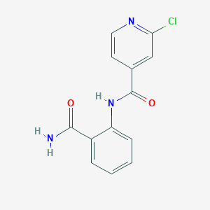 N-(2-carbamoylphenyl)-2-chloroisonicotinamide