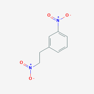 molecular formula C8H8N2O4 B8664461 1-Nitro-3-(2-nitroethyl)benzene 
