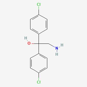 molecular formula C14H13Cl2NO B8664502 2-Amino-1,1-bis(4-chlorophenyl)ethanol CAS No. 5949-45-1
