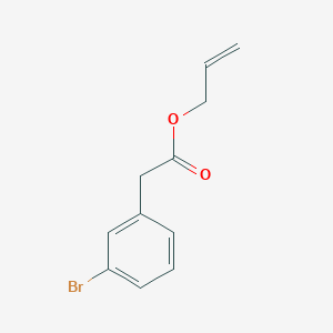 molecular formula C11H11BrO2 B8664507 (3-Bromo-phenyl)-acetic acid allyl ester 